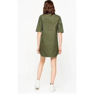 Zadig & Voltaire Record Brodé Tigre Lace up Shirt Dress Size XS